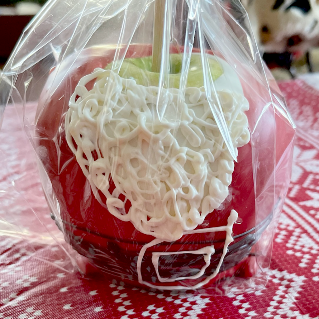 Custom Caramel Apple Santa