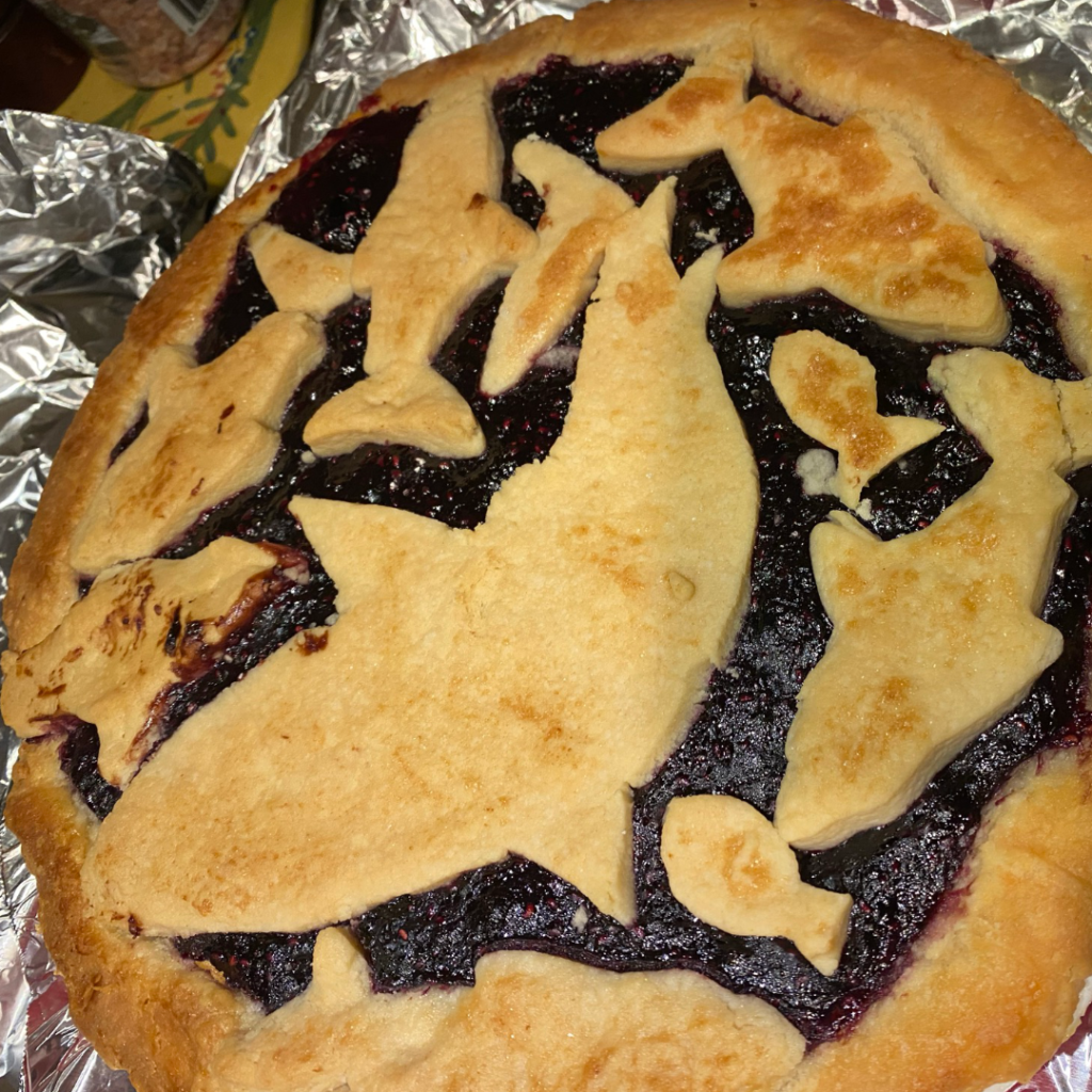 Custom Pie with Sea life Cut outs