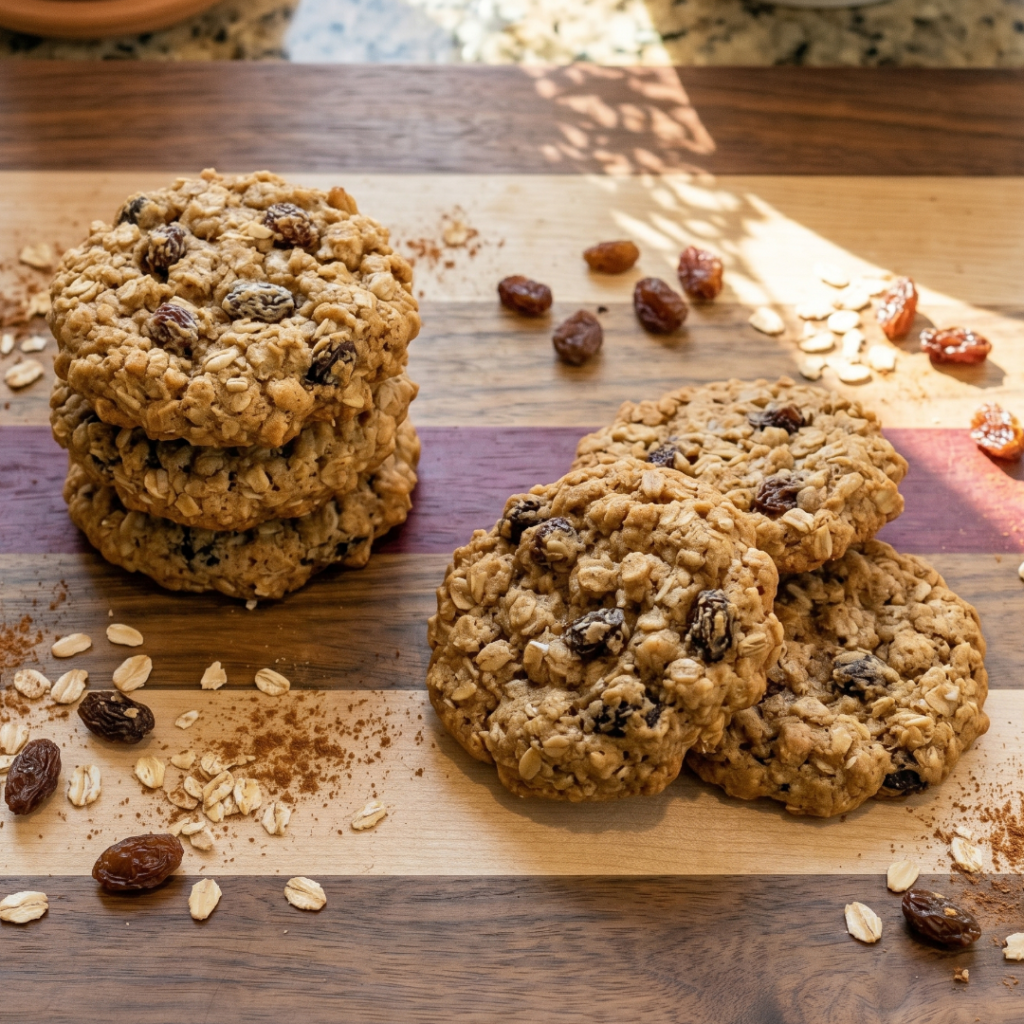 Oatmeal with Raisin Cookies