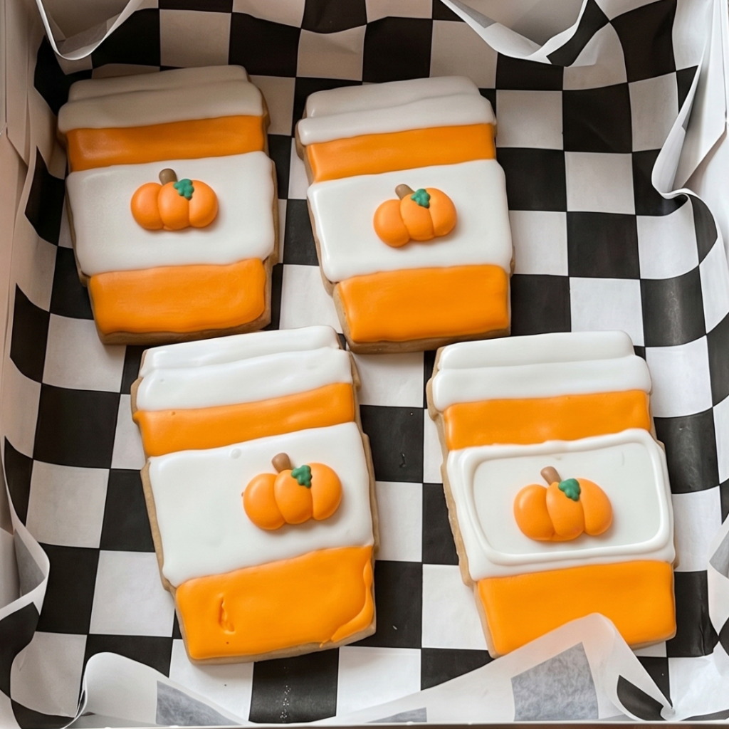 Custom Pumpkin Spice cookie set