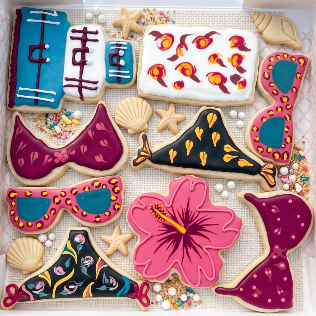 Custom Summer cookie sets